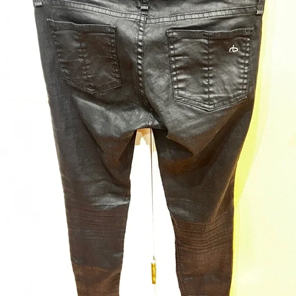 RAG & BONE~ Black Women Stretchy Jeggings/Leggings - Picture 6 of 10